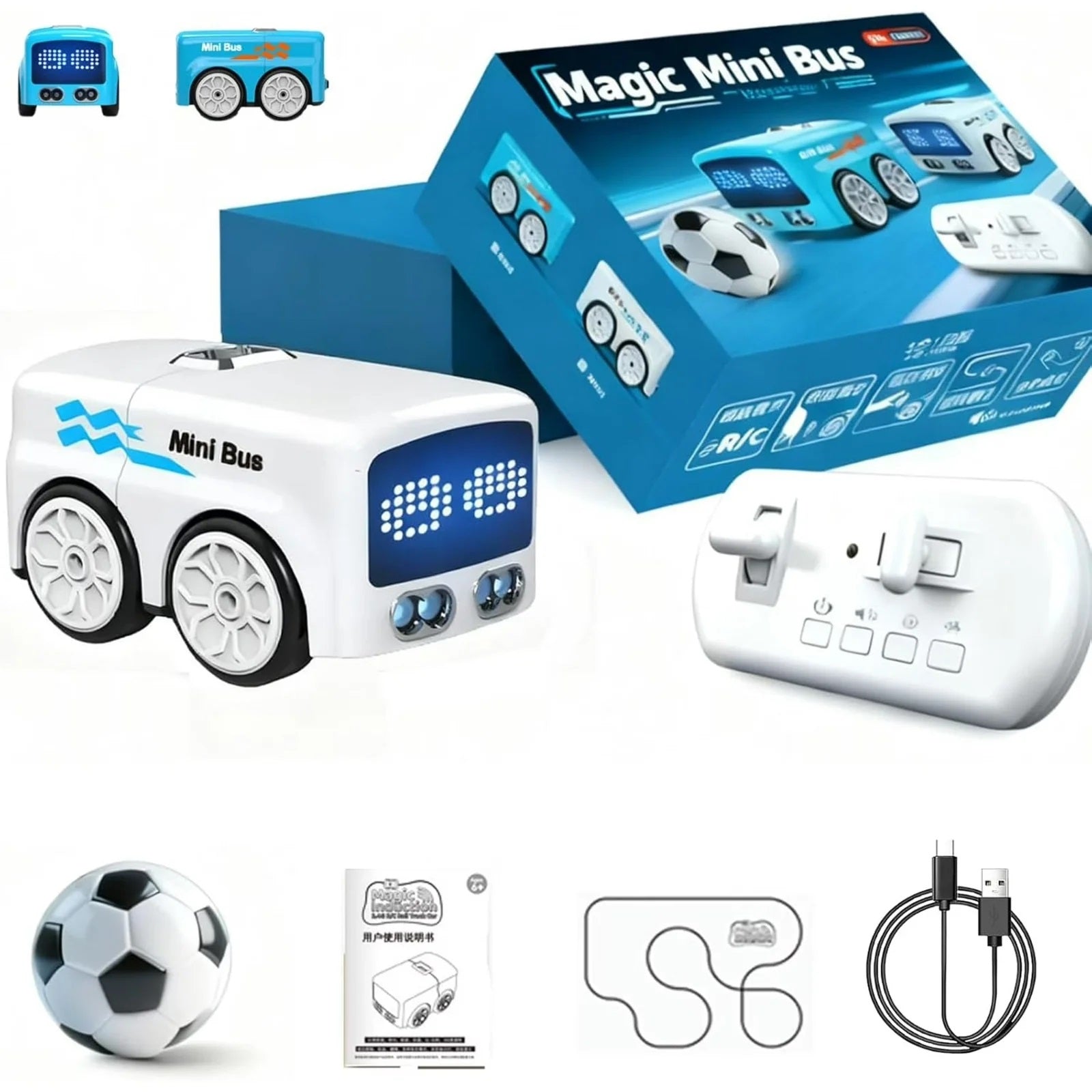 Magic Mini Bus 5-in-1 Smart Interactive RC Toy – Gesture Control MAS KIDZ