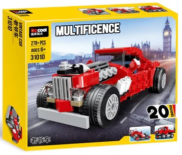 Decool Multificence 31010 Vintage Car 20 Model Lego Set 278 + pieces