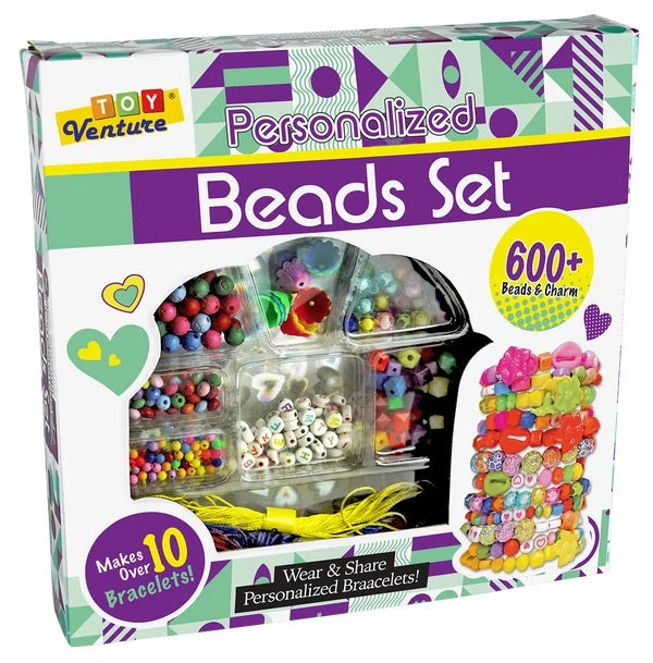Personalized Beads Set 600+ AS88042 MAS KIDZ