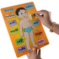 Body Parts Learning Toy with holding grip