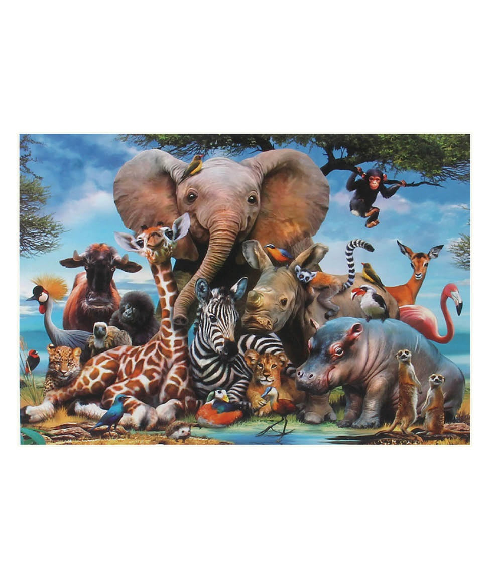 Animal world jigsaw puzzle 1000 pieces MAS KIDZ