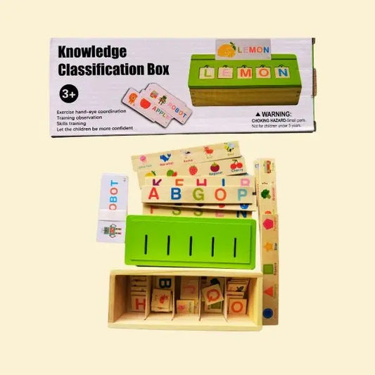 Wooden Knowledge Classification Box MAS KIDZ