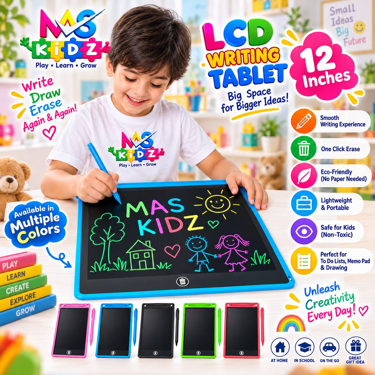 12 Inch LCD Writing Tablet for Kids