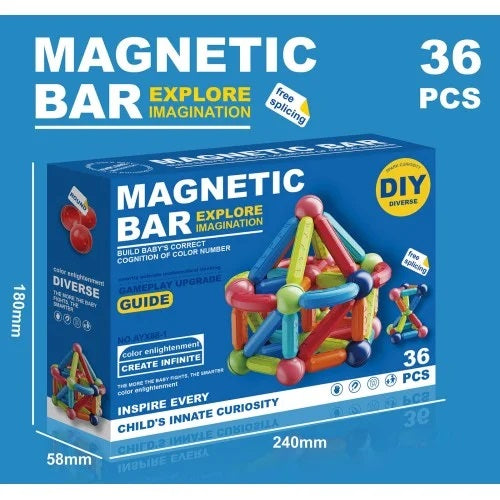 Magnetic Bar 36 pieces AYX88-1 explore imagination