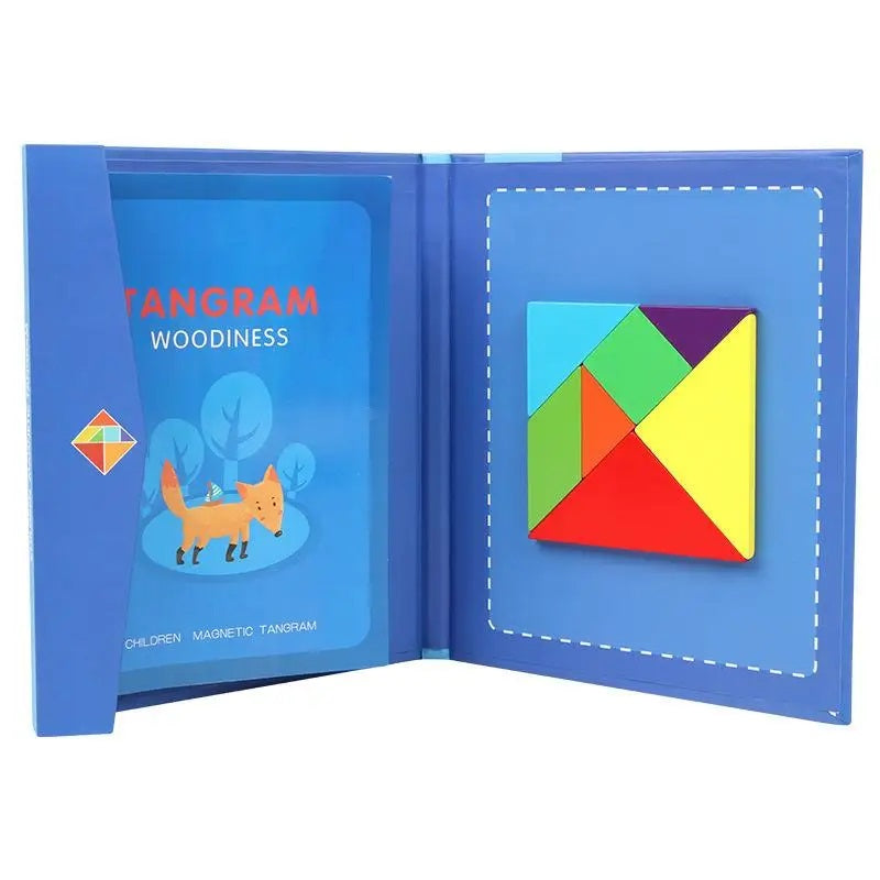 Tangram Woodiness Magnetic Puzzle