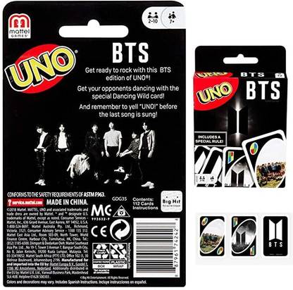 UNO BTS Card Games