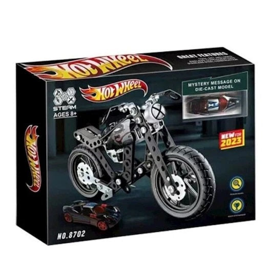 Allow Metal Venom Chopper Motorcycle 8702 Meccano MAS KIDZ
