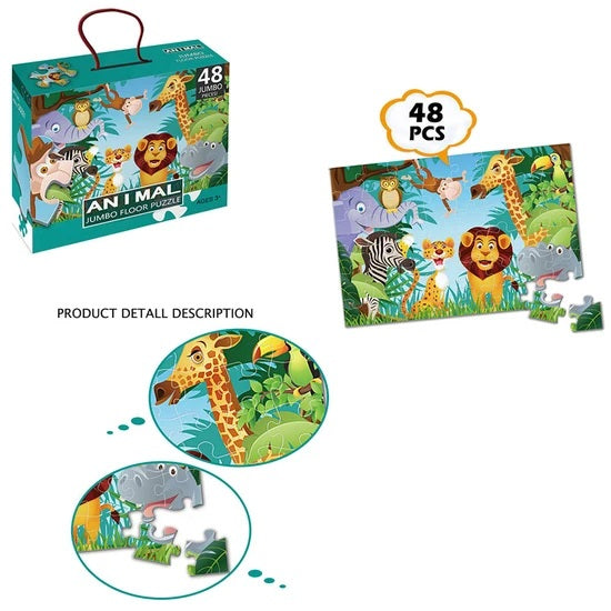 Animal Jumbo Floor Puzzle 48 pieces 88133 MAS KIDZ