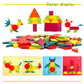 60 Pieces Puzzle Blocks Tangram Puzzle XL Size
