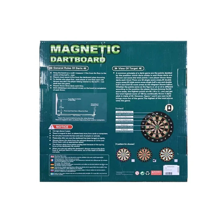 Magnetic Dartboard 14 inch MAS KIDZ