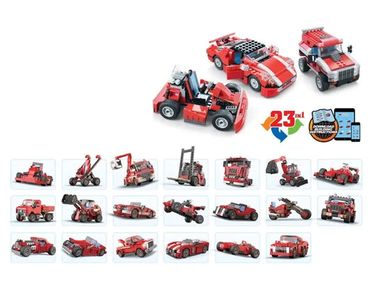 Brick Architect Bricks Toy 23 Model in 1 code No 3110 Car Model Lego Super Speedster maskidz-3dm
