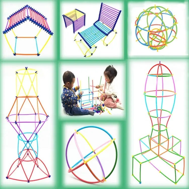 Straw Constructor Toys / Straw Building Blocks Toys