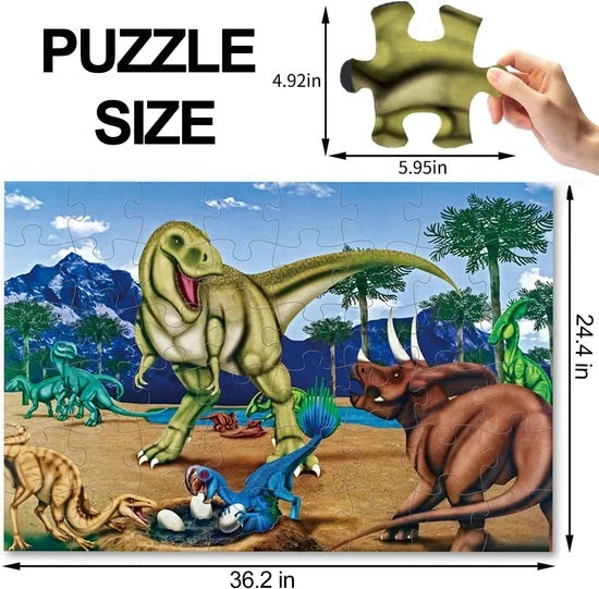 Dinosaur Jumbo Floor Puzzle 88098 48 pieces MAS KIDZ
