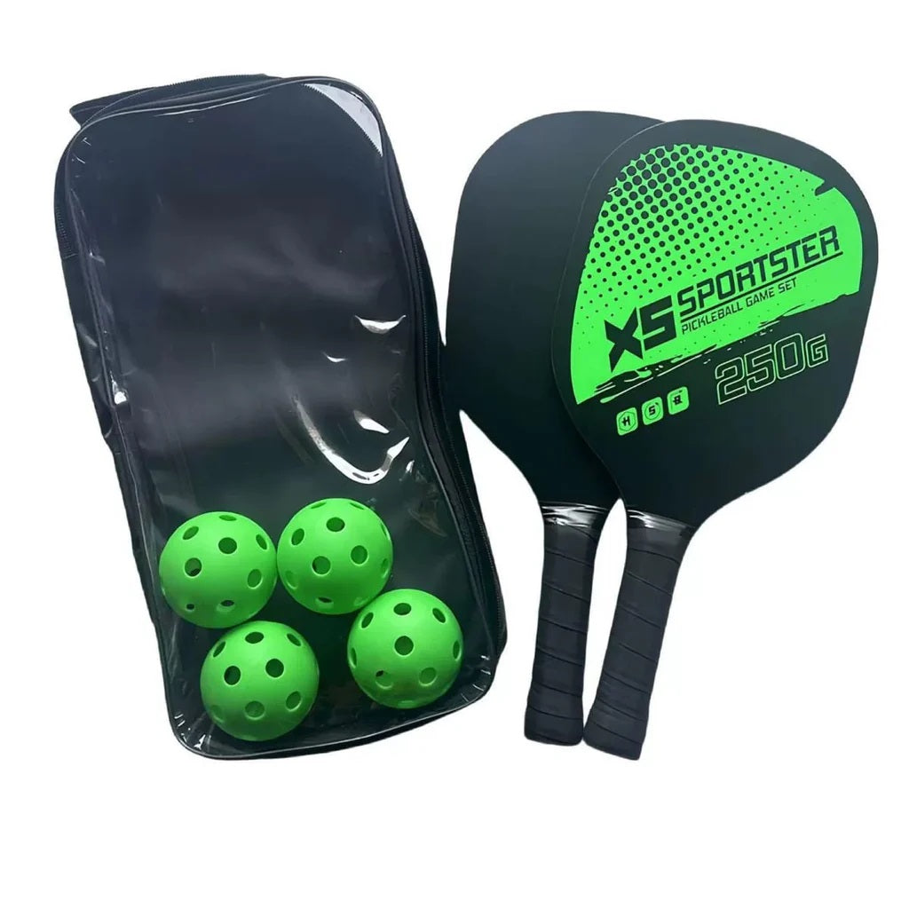 Pickle Ball 2 racket 4 ball XS Sportster Wizal