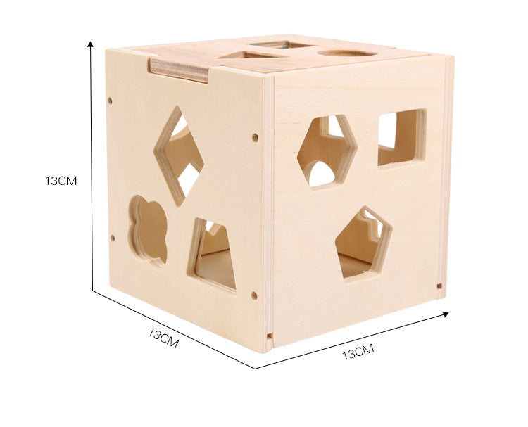Fifteen Hole Shape Intelligence Box wooden toy