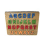3D Wooden Capital letter ABC puzzle board