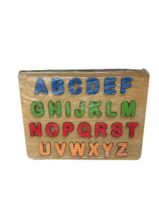 3D Wooden Capital letter ABC puzzle board MAS KIDZ