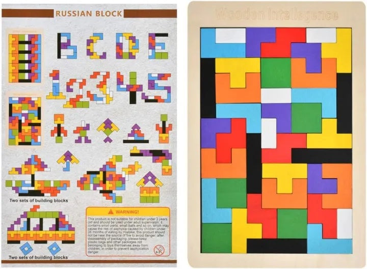 Wood Intelligence 3D Russian Blocks Puzzle