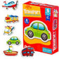 Transport Two to Three Piece Puzzle 6in1 88063 MAS KIDZ