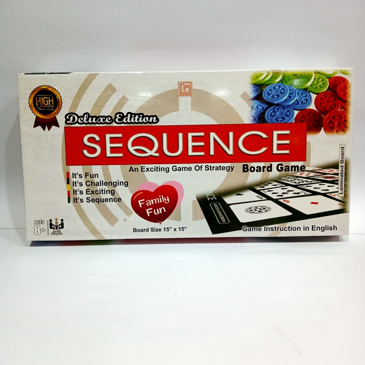 Sequence Deluxe Edition Board Game