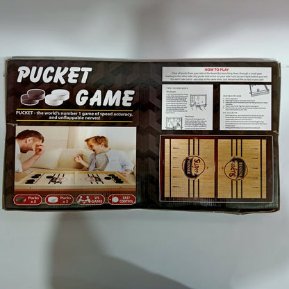 Pucket Game Wooden Carrom Toys Small