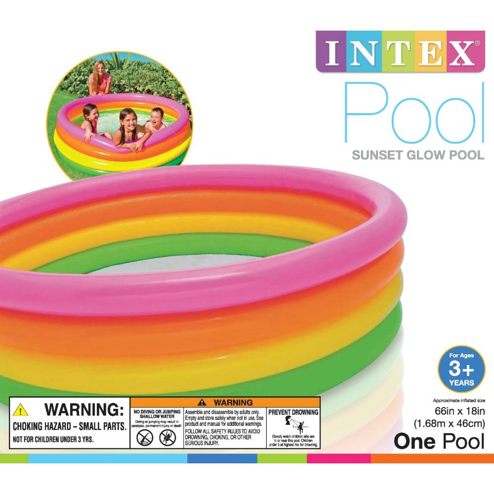 Intex Kids Pool 04 Ring Layers  Model No 56441NP