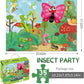 Insect Party Puzzle 35 Pieces Jumbo Floor Puzzle MAS KIDZ