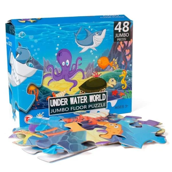 Under water world Jumbo Floor puzzle 48pcs 88136 puzzle size 90x60 MAS KIDZ