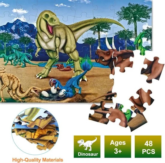 Dinosaur Jumbo Floor Puzzle 88098 48 pieces MAS KIDZ
