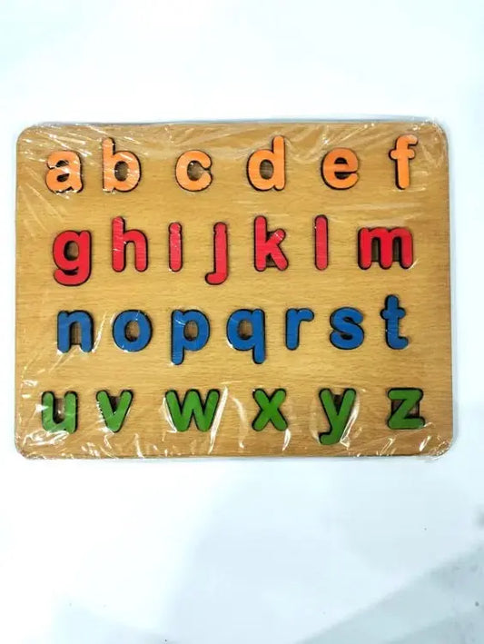 3D Wooden small letter abc puzzle board MAS KIDZ