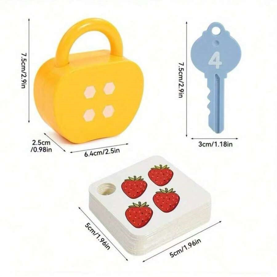 Alphanumeric Learning Lock Toy 206 MAS KIDZ