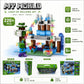 44126 My World 220+ piece Minecraft-inspired light-up building set with winter castle design 