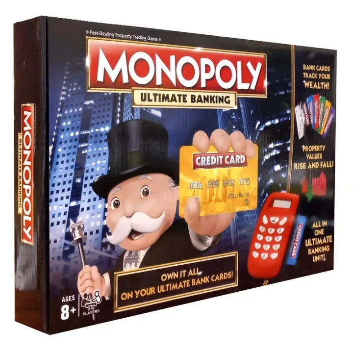 Monopoly Board Game Digital Banking 6215F MAS KIDZ
