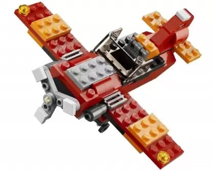 Architect Brick Toys Building Block Red Rotors 3107