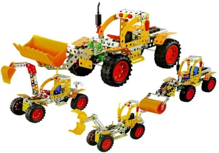 Excavator Intelligent Assembly 282 Pieces 4 Model