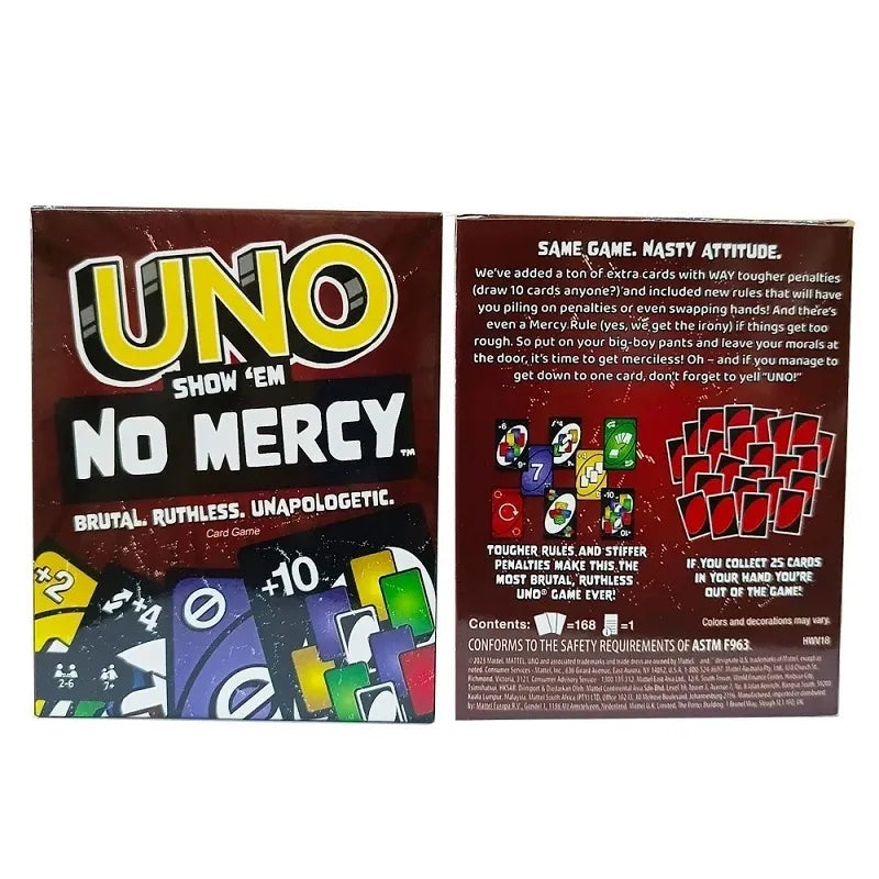 UNO No Mercy Card Games