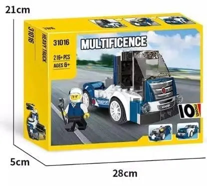 Decool Multificence 31016 Heavy Truck Lego 10 model in 1 maskidz-3dm