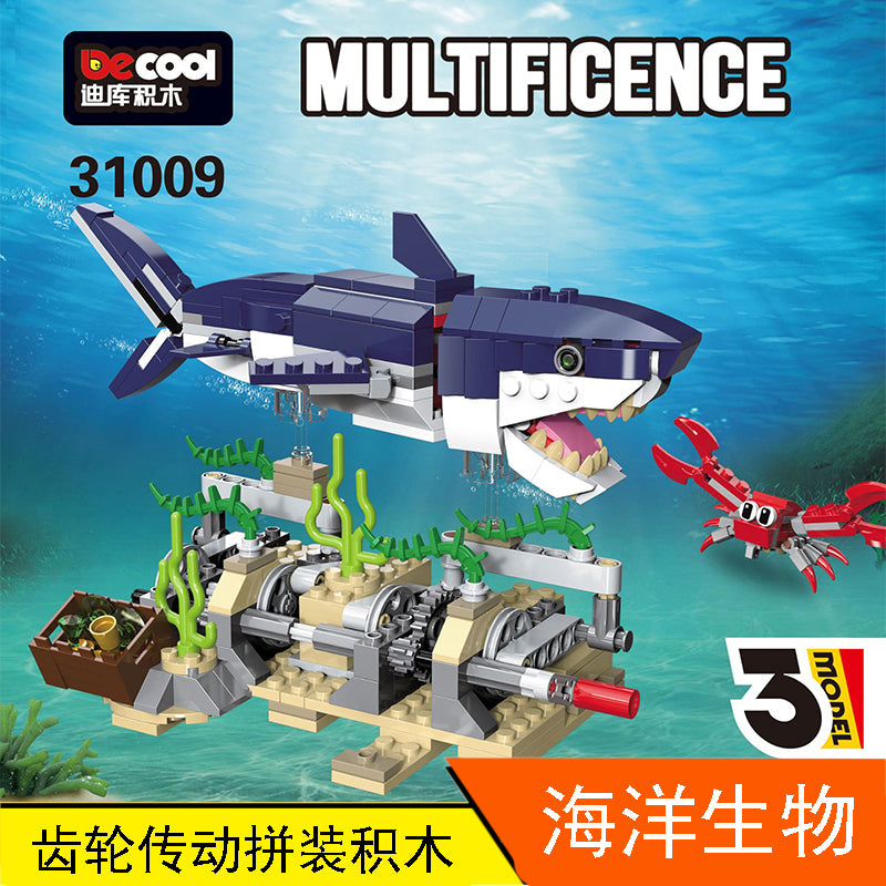 Multificence 31009 Undersea Creature 3in1 Decool