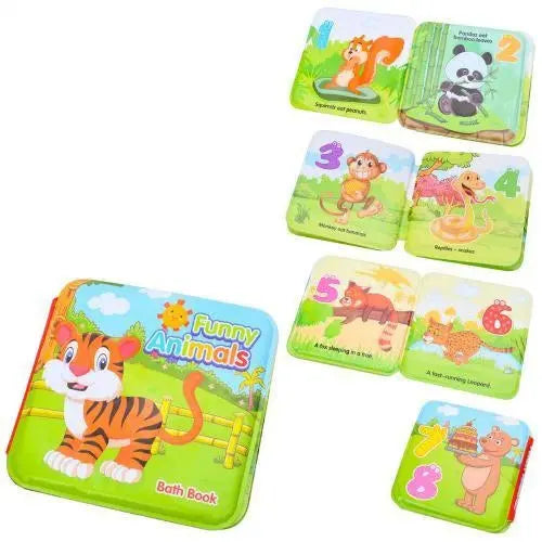 Queit Study Book Funny Animals Bath Book MAS KIDZ