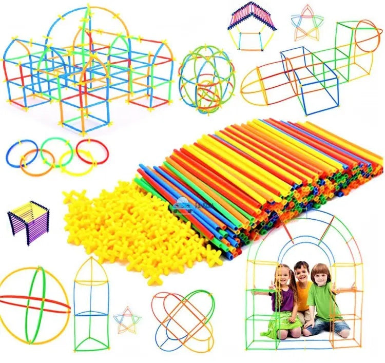 Straw Constructor Toys / Straw Building Blocks Toys