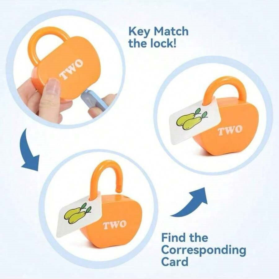 Alphanumeric Learning Lock Toy 206 MAS KIDZ