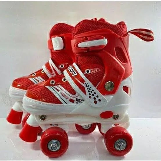 Quad Roller Skates 2 Rows 4 Wheels  Without Safety Gears Sakting Shoes