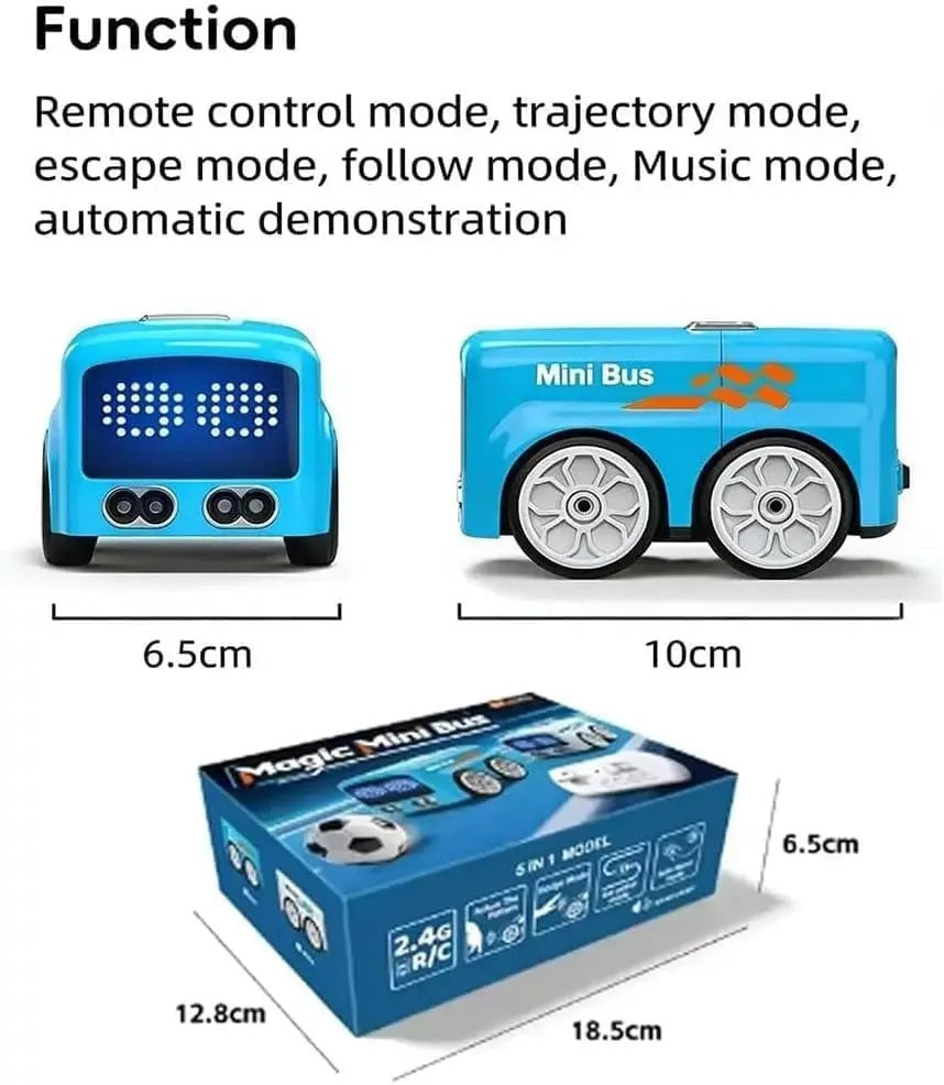 Magic Mini Bus 5-in-1 Smart Interactive RC Toy – Gesture Control MAS KIDZ