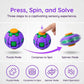 Spinning Flat Ball 3D Spinning Fidget Ball Toy MAS KIDZ