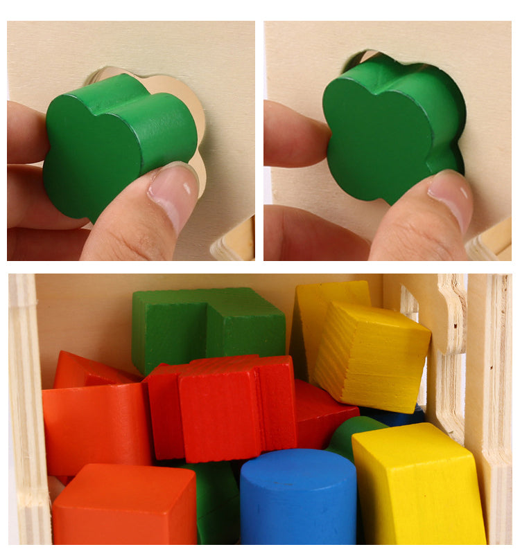 Fifteen Hole Shape Intelligence Box wooden toy