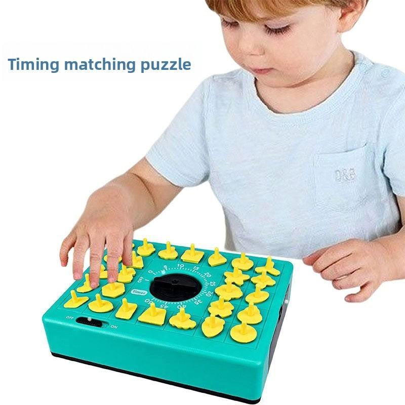 Time Puzzle Shape Matching Game for Kids
