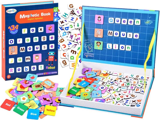 Magnetic Book English Alphabet maskidz-3dm