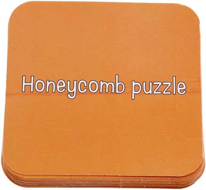 Wooden Honeycomb Shape Puzzles 2 Players Challenge Game