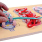 Shoe Lacing wooden puzzle Board