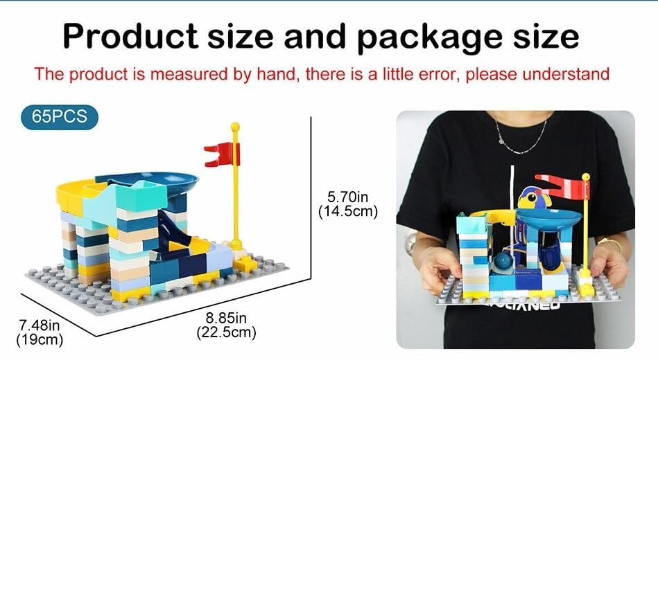 Blocks Variable Sliding 66 pieces 6688-91A Lego Marble Run